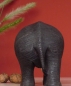 EGRO26-16 | Elefant, gehend, Rüssel oben, L:26/H:16 cm