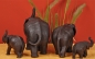 EGRO17-11 | Elefant, gehend, Rüssel oben, L:17/H: 11cm